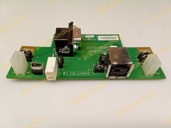 GE Logiq E9 Bulkhead Board Assy RoHS w ESD Capacitor p/n 5482676 ver B