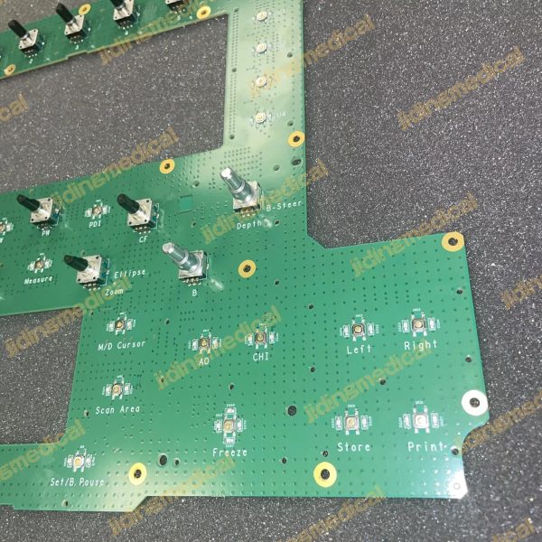 GE LOGIQ V3 / V5 AYAN R2 KBD BOARD PWA P/N: 5771727 REV. 1 PWB P/N: 5771728_r1