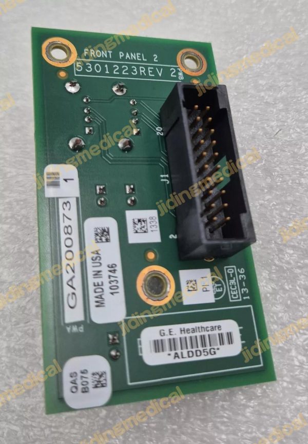GE LOGIQ Vivid E9 ULTRASOUND FRONT PANEL 2 BOARD 5301223 REV 2 / GA200873