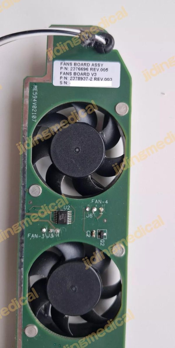 GE Vivid i Ultrasound Fan Board Assy P/N 2376696 REV 005 + FANS Board + Speaker