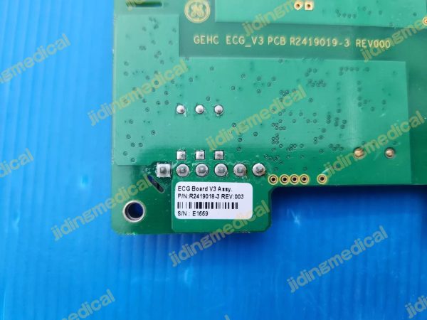 GE R2419018-3 ECG Board V3 Assy for Vivid i GEMSI Ultrasound
