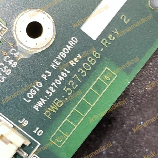 GE LOGIQ P3 Keyboard Board Assy PWA: 5270461 PWB: 5273086 From Control Panel