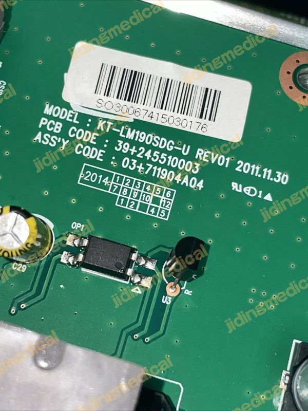 GE VOLUSON S8 Monitor Board Assy: KT- LM190SDG-U / 5392293-22 / KT-LM190SDG
