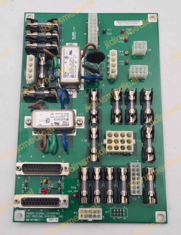 GE OEC 9800 C-ARM Power/Signal Interface Board 00-879021-02 (C3) - Image 2