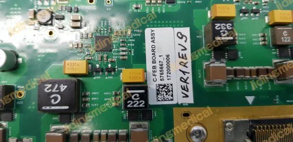 GE 5762367 / 5765667-1 pcb board Ver 1 Rev 9 w/ screen AS IS - Image 2