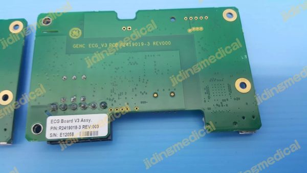 GE R2419018-3 ECG Board V3 Assy for Vivid i GEMSI Ultrasound (2x Used ) - Image 2