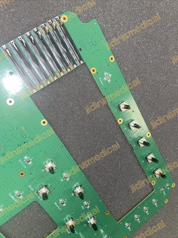 GE LOGIQ V3 / V5 AYAN R2 KBD BOARD PWA P/N: 5771727 REV. 1 PWB P/N: 5771728_r1 - Image 4