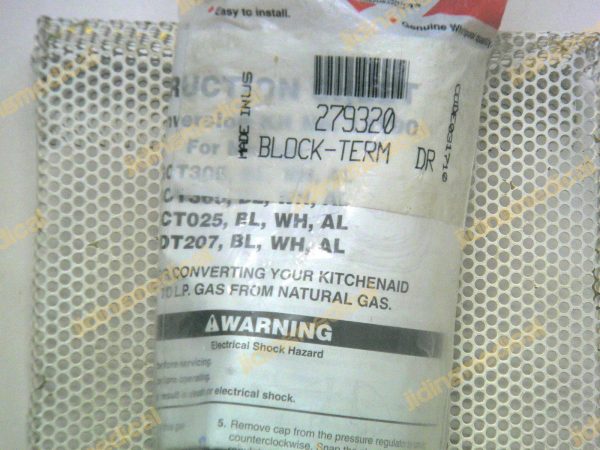 Genuine OEM Whirlpool Dryer Terminal Block Kit 279320 NEW SEALED - Image 3