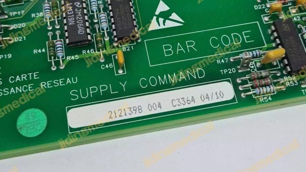 GE Mammography Senographe DMR+ Supply Command Board 2121398 004 - Image 4