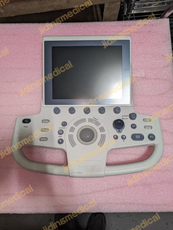 GE LOGIQ P7 LCD Monitor Control board And Trackball 5782543 Touch Glass