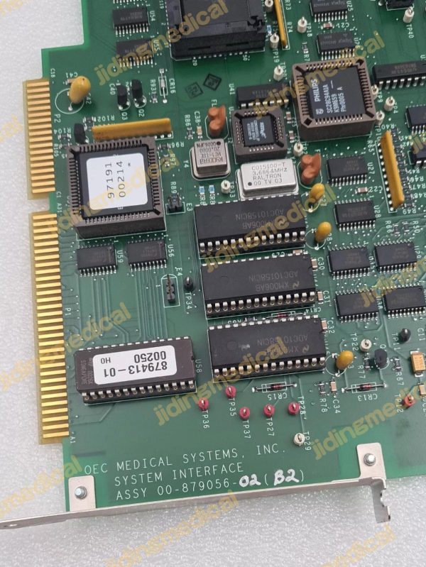 GE OEC SYSTEM INTERFACE ASSY 00-879056-02 (B2) Board for 9800 Workstation - Image 3
