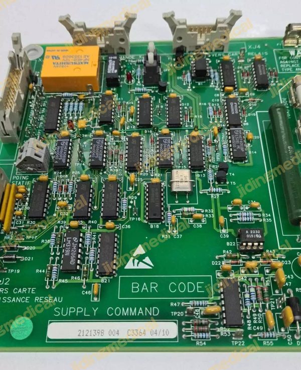 GE Mammography Senographe DMR+ Supply Command Board 2121398 004