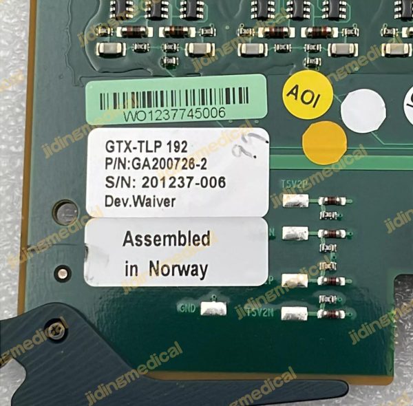 GE Healthcare Vivid E9 Ultrasound GTX-TLP 192 Board GA200726-2