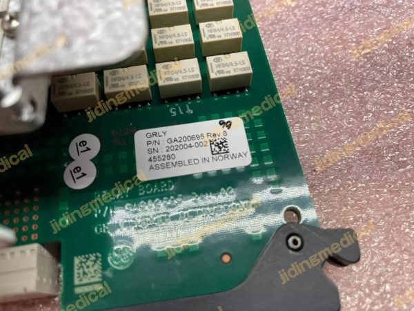 GE VIVID E9 RELAY GRLY PROBE SELECT BOARD GA200695