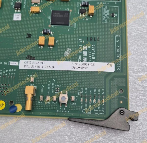 GE Healthcare LOGIQ / Vivid E9 Ultrasound GFI2 BOARD 5161631 REV 9