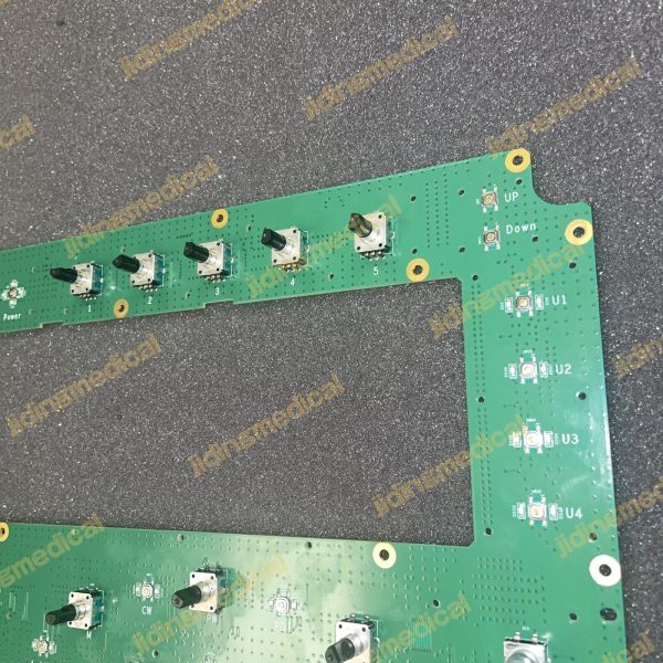 GE LOGIQ V3 / V5 AYAN R2 KBD BOARD PWA P/N: 5771727 REV. 1 PWB P/N: 5771728_r1 - Image 3