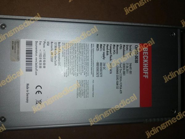 BECKHOFF PLC C6920-0030 Celeron 2.53Ghz 2Core 4GB mem/16GB CF Flash CB3054-001 - Image 3