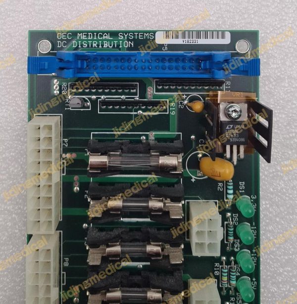 GE OEC DC DISTRIBUTION ASSY 00-879119-01 (B) Board for 9800 Workstation - Image 4