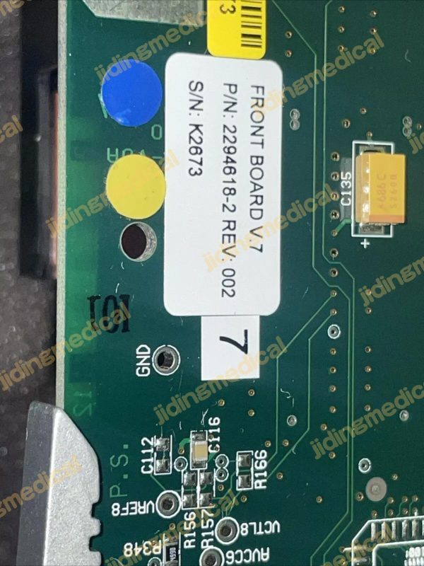GE VIVID 3 / Vivid 7 FRONT BOARD V.7 PN: 2294618-2 REV.002 PWB: 2253035-5 - Image 4
