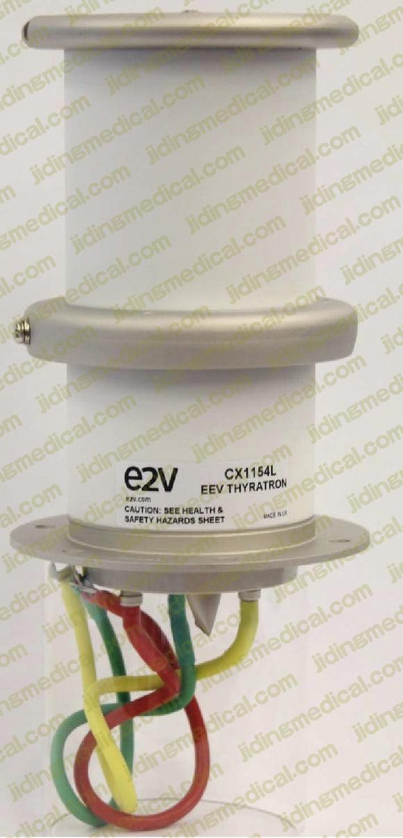 CX1154L TELEDYNE E2V THYRATRON For use in Elekta systems; ETM cargo scanning; verify if applicable on Siemens. Hydrogen-filled tetrode thyratron with ceramic/metal envelope, featuring fast recovery time, low jitter, firing time and drift. This... REGULAR PRICE